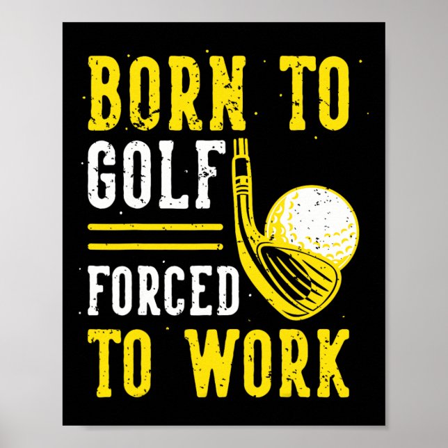 Född i Golf tvingad att arbeta Poster (Framsidan)