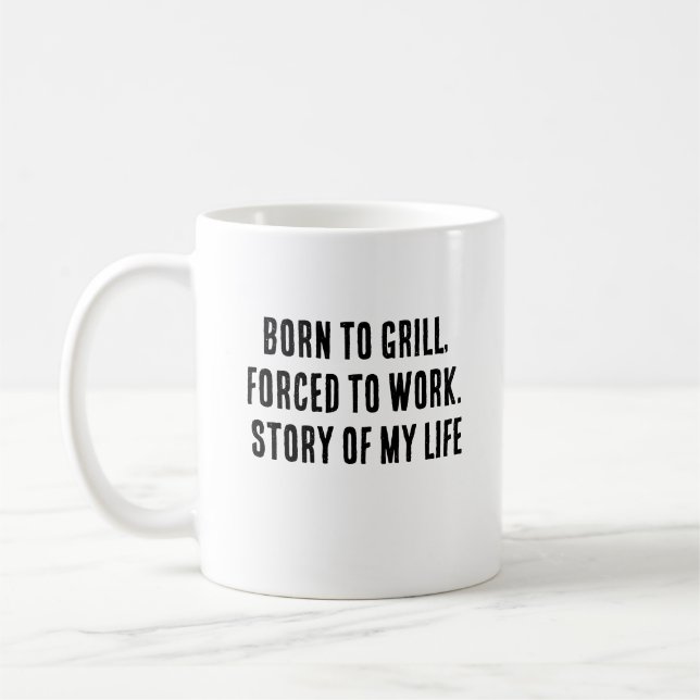 Född i grill, tvingad att arbeta. Historien om mit Kaffemugg (Vänster)