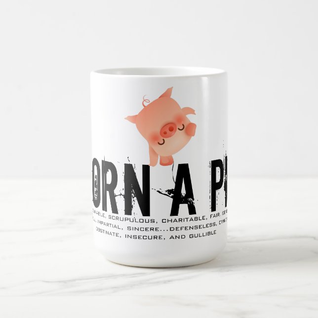 Född i Gris Kaffemugg (Center)