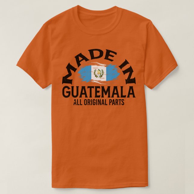 Född i Guatemala T Shirt (Design framsida)