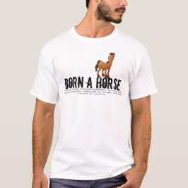 Född i Horse-året T Shirt