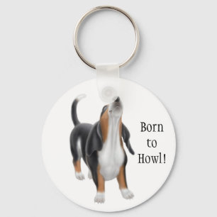Född i Howl Hound Keychain Nyckelring