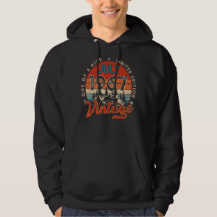 Född i juli 1967 55:e födelsedagen hoodie
