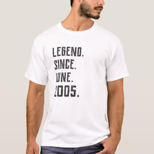 Född i juni 2005, 16 år gammal sedan 2005 t shirt