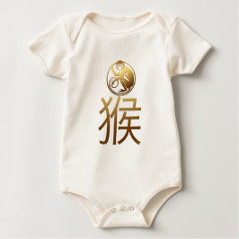 Född i kinesisk apa 2016 Baby T-shirt