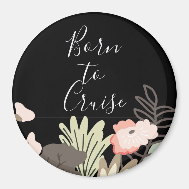 Född i kryssningsmarkör för skåp med stateroom dör magnet (Framsidan)