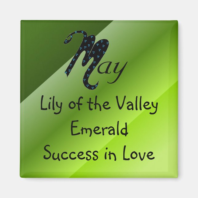 Född i maj magnet (Framsidan)