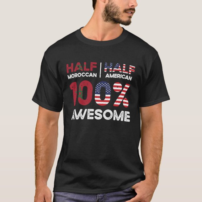 Född i Marocko, USA, USA, medborgare 1 T Shirt (Framsida)