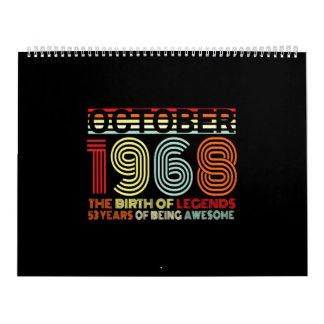 Född i oktober 1968 kalender
