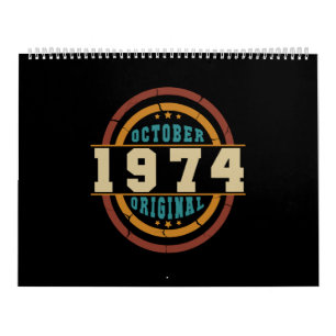 Född i oktober 1974 Orginal Retro Kalender