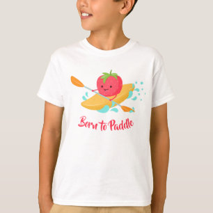 Född i Paddle Kids Kayak T Shirt