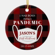 Född i Pandemifoto från Baby vid jul