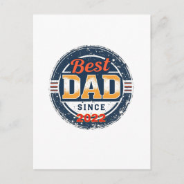 Född i Pappa - Personligens Vintage Postcar Vykort