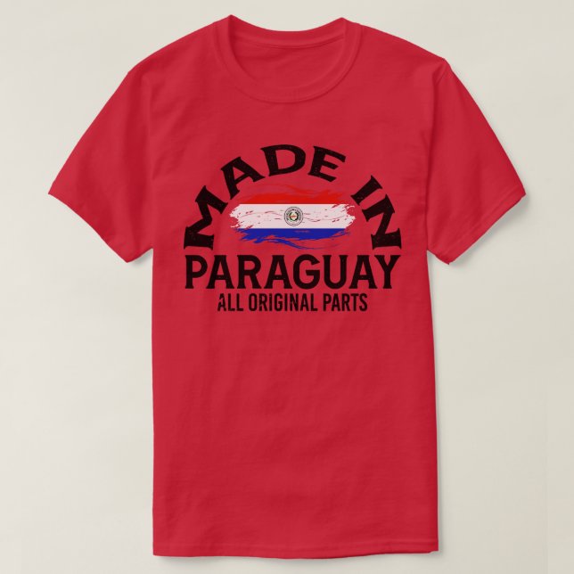 Född i Paraguay 1 T Shirt (Design framsida)