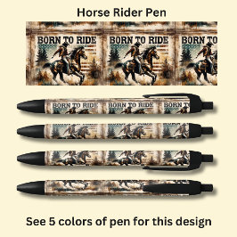 Född i rand, häst och Rider