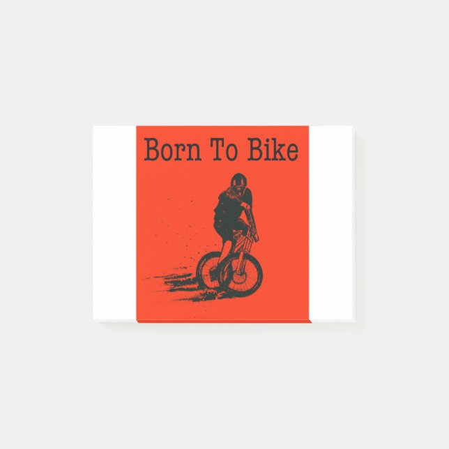 Född i Ride Post-it Block (Framsida)