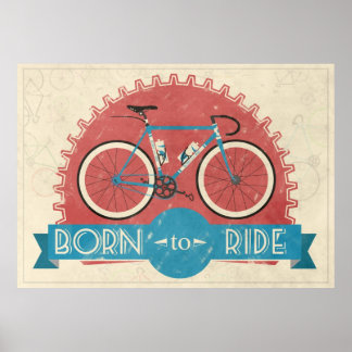 Född i Ride Poster