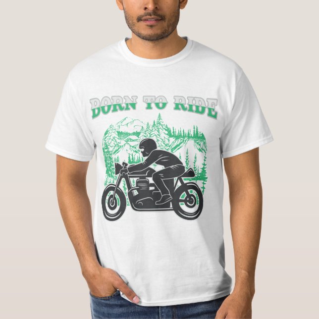 Född i Ride T Shirt (Framsida)