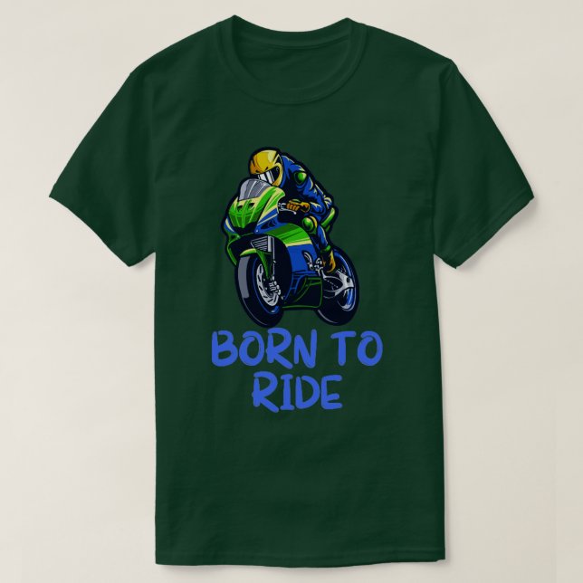 Född i Ride T Shirt (Design framsida)