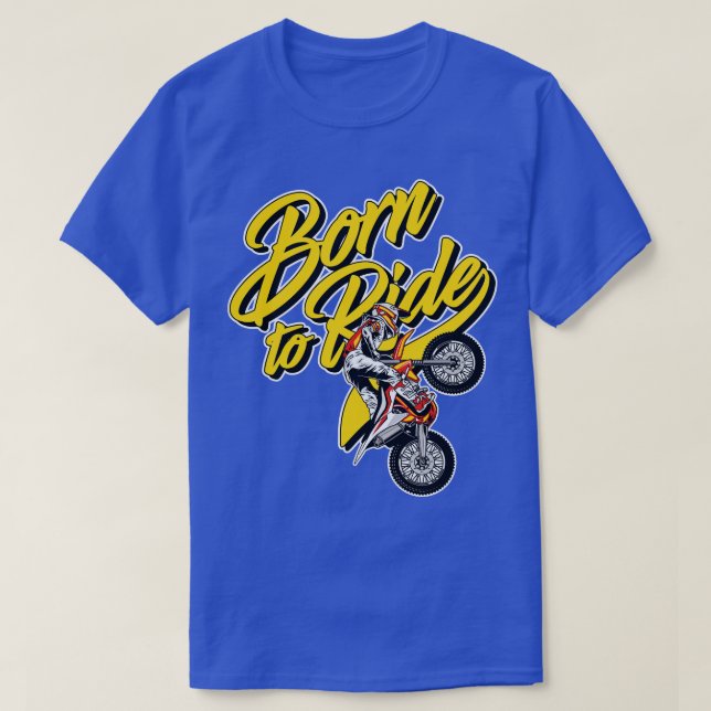 Född i Ride T Shirt (Design framsida)