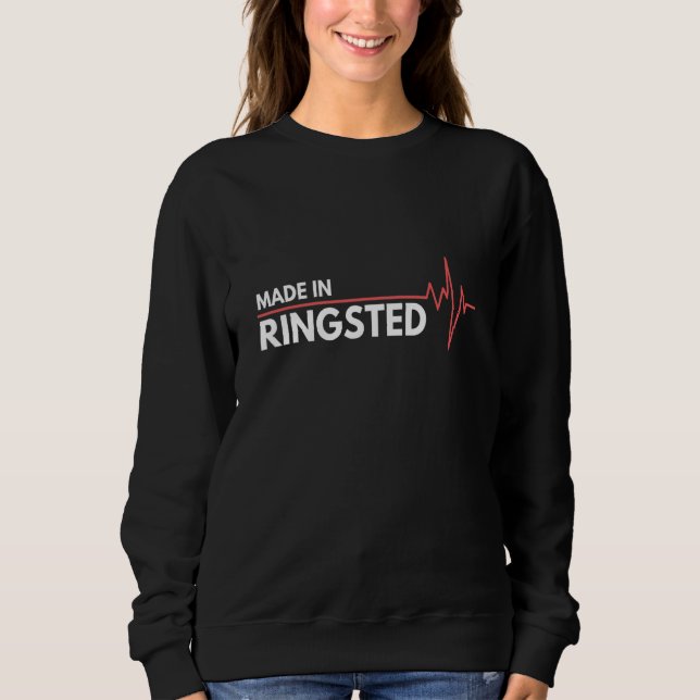 Född i Ringsted Danmark Födelseort T Shirt (Framsida)