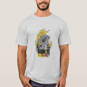 Född i Rule Fierce Tiger Manar Graphic T-Shirt 👕