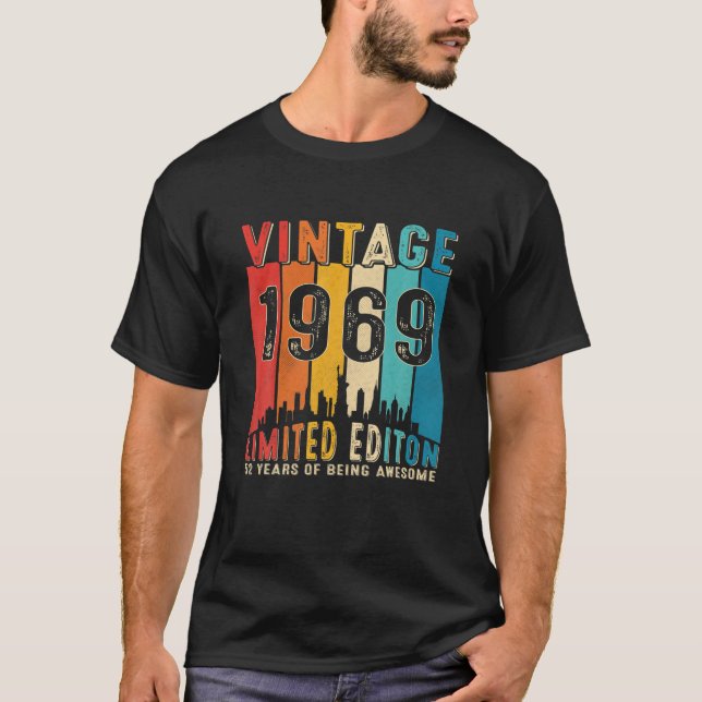 Född i september 1960 61:a födelsedagen Retro 61 å T Shirt (Framsida)