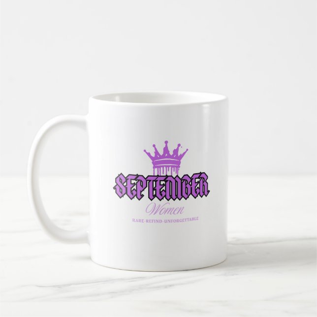 Född i september  kaffemugg (Vänster)