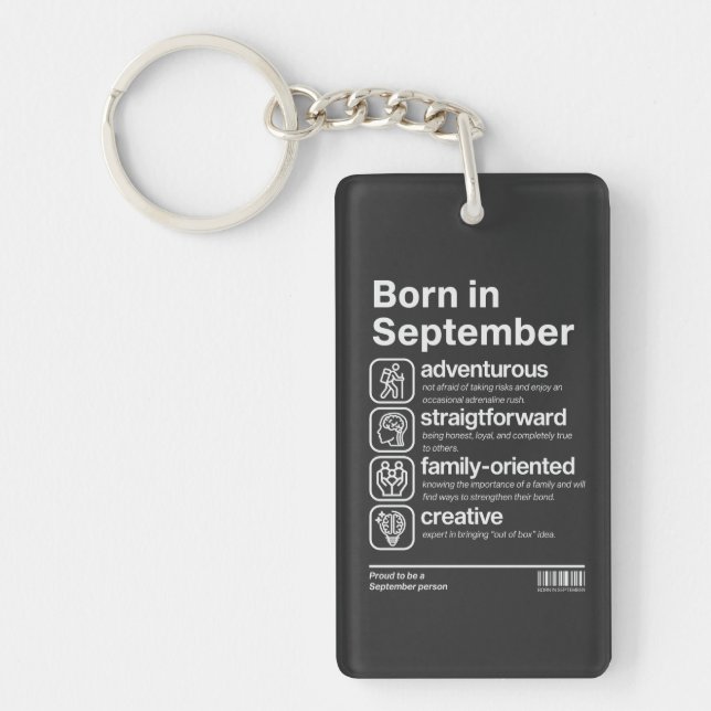 Född i september personlighet (Framsidan)