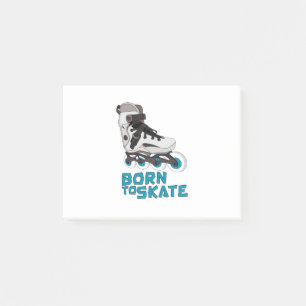 Född i Skate Post-it Block