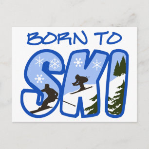 Född i Ski Vykort