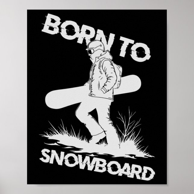 Född i snö poster (Framsidan)