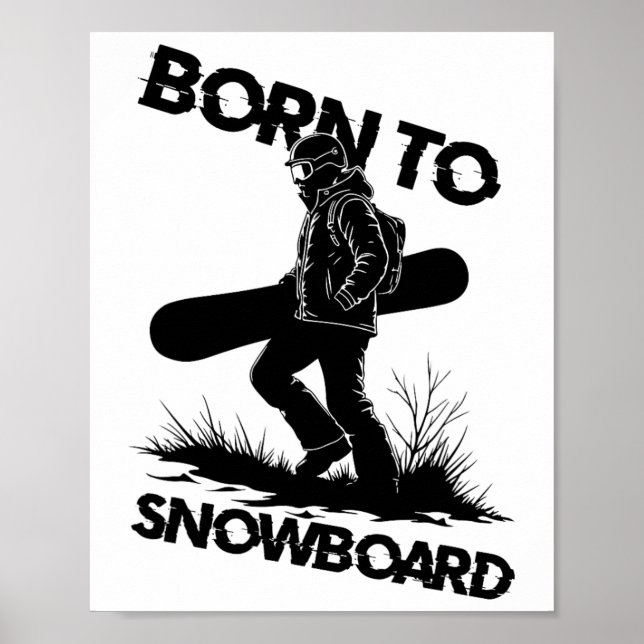 Född i snöpapp1 poster (Framsidan)