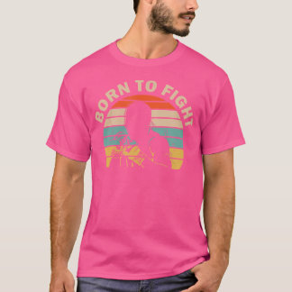 Född i strid - Muay Thai T Shirt