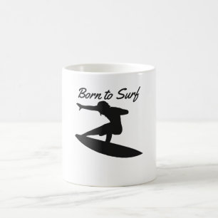 Född i Surfa Kaffemugg