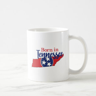 Född i Tennessee State Symbols Volunteer State Kaffemugg