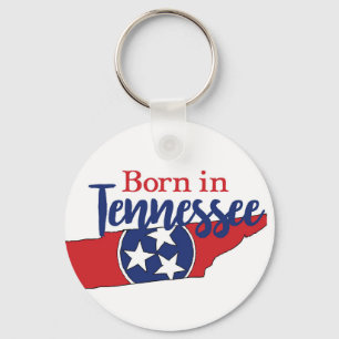 Född i Tennessee State Symbols Volunteer State Nyckelring