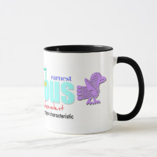 Född i Tupp-året Personality Aztec stil Mugg