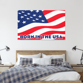 Född i USA Canvastryck