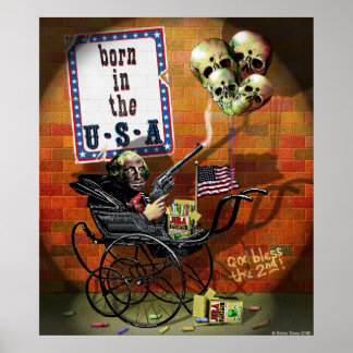 Född i USA Poster