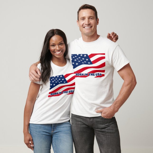 Född i USA T Shirt (Unisex)