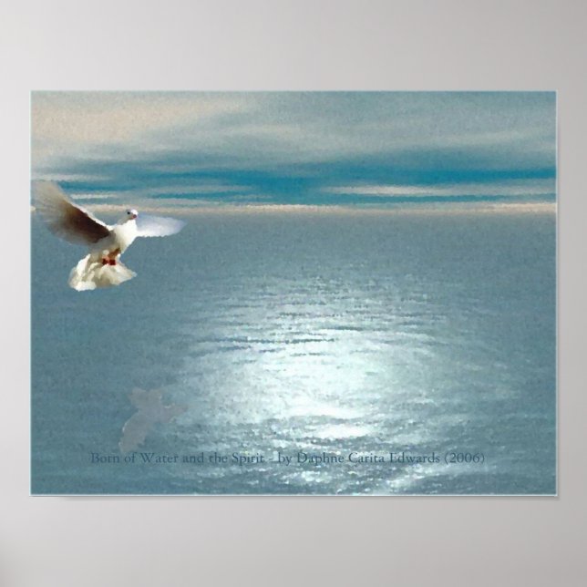 Född i Vatten och sprit Poster (Framsidan)