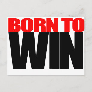 Född i WIN Vykort