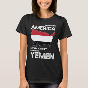 Född i Yemeni Yemen American USA CitizCitizCitizen T Shirt