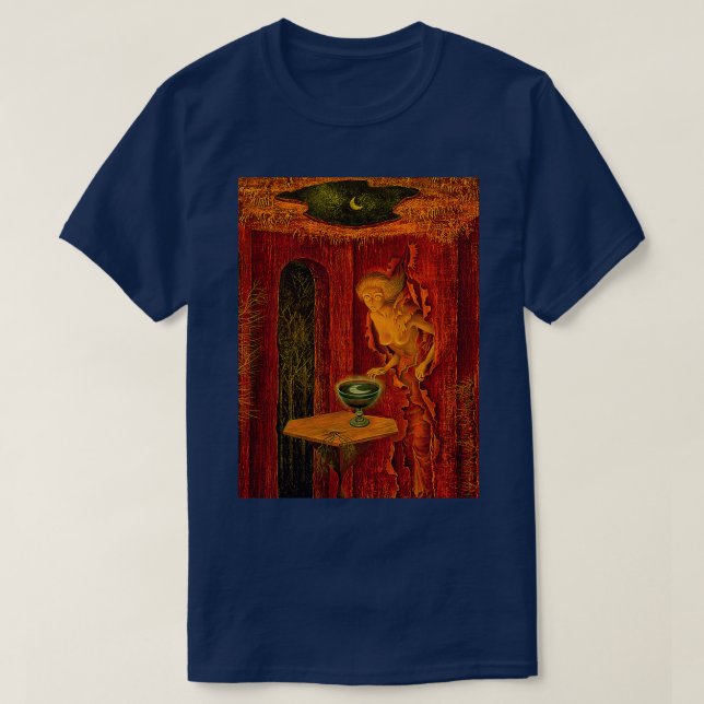 Född igen av Remedios Varo T Shirt (Design framsida)