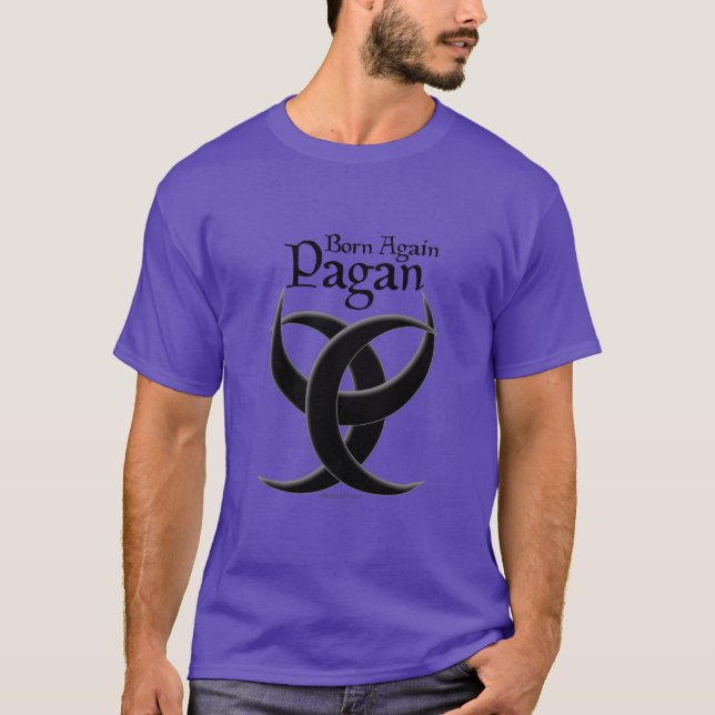 Född igen Pagan 01 Tee Shirt (Framsida)