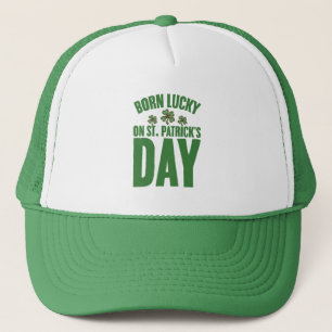 Född Lucky på St Patrick's Day irländska födelseda Keps