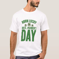 Född Lucky på St Patrick's Day irländska födelseda