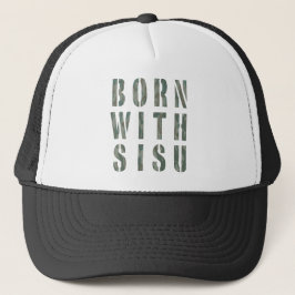 Född med Sisu Kamouflage 1 Keps