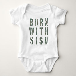 Född med Sisu Kamouflage 1 T-shirt